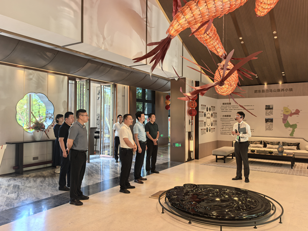 壽縣縣委常委、副縣長(zhǎng)房鯤鵬一行到訪(fǎng)省健康養(yǎng)老公司